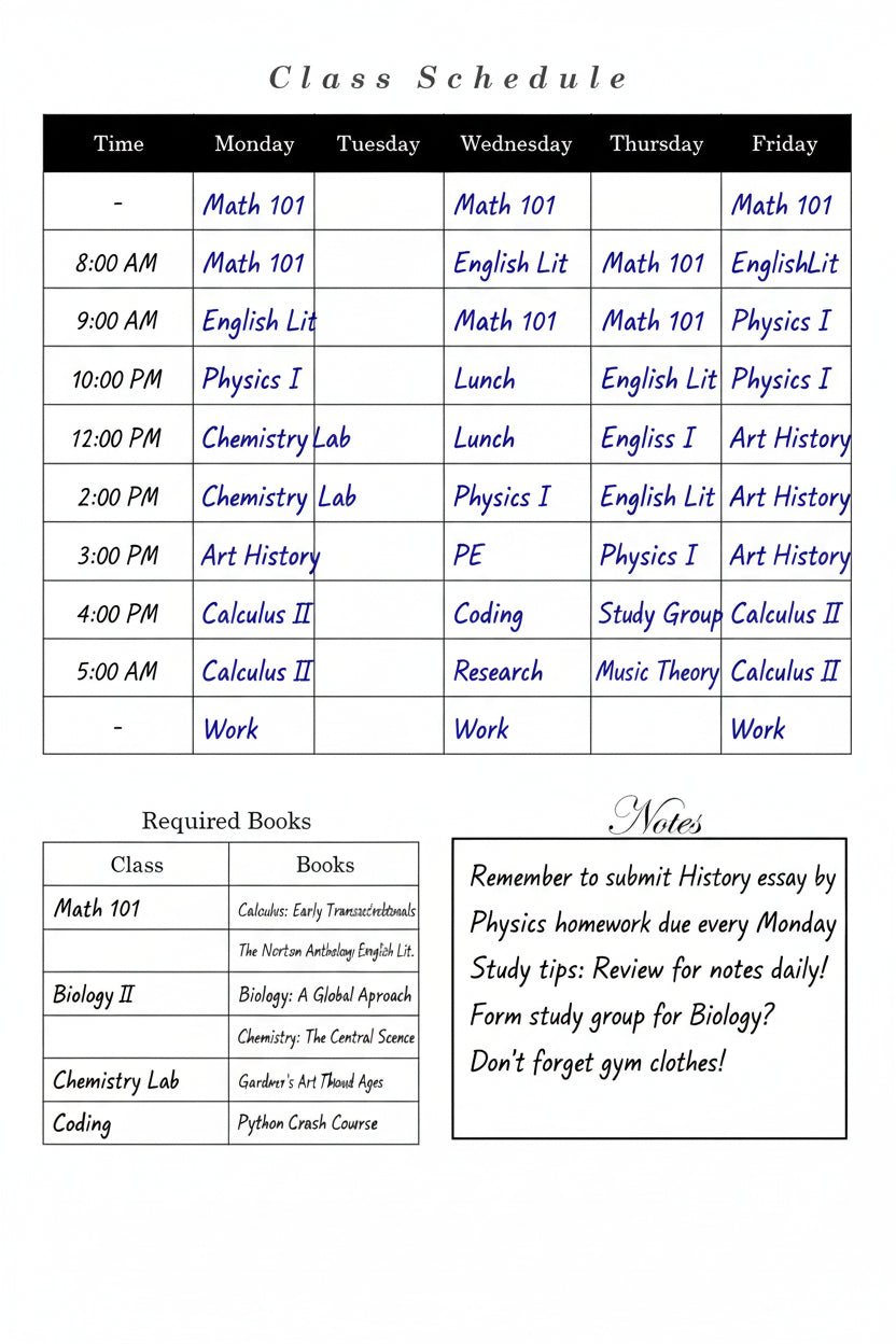 Smart Academic Planner