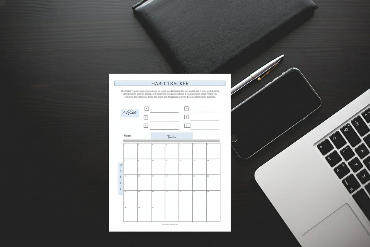 PDF Download 2026 Habit Tracker
