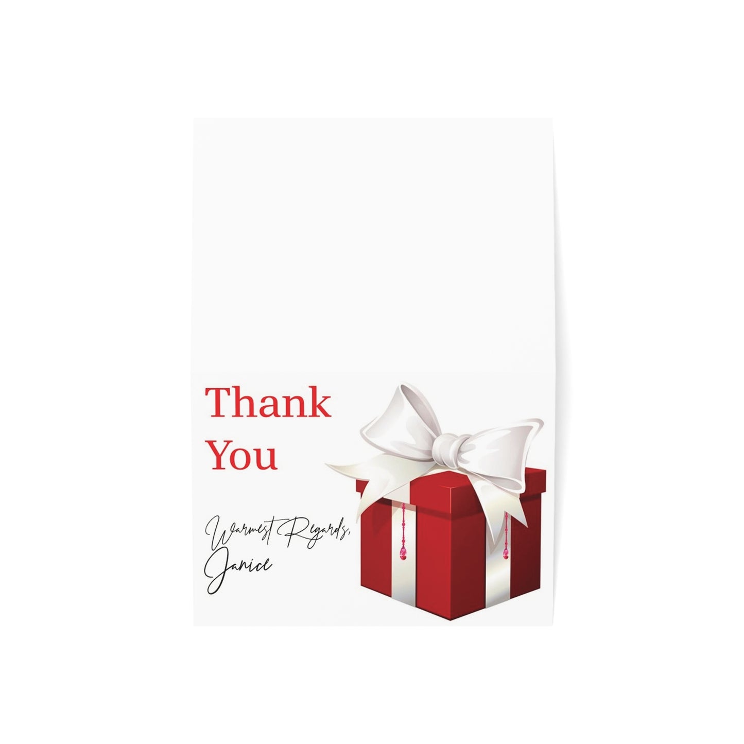 Thank You Greeting Card