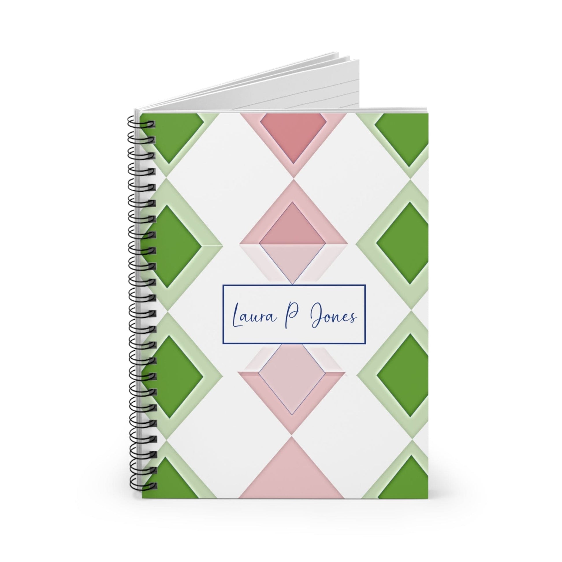 Spiral Personalized Notebook: Shopping lists, school notes or poems - 118 page spiral notebook with ruled line paper.