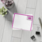 Personalized Note Card: Add a Personal Touch with Customized Stationery for Every Occasion. Pink Stamp Notecard Bundles (envelopes included)