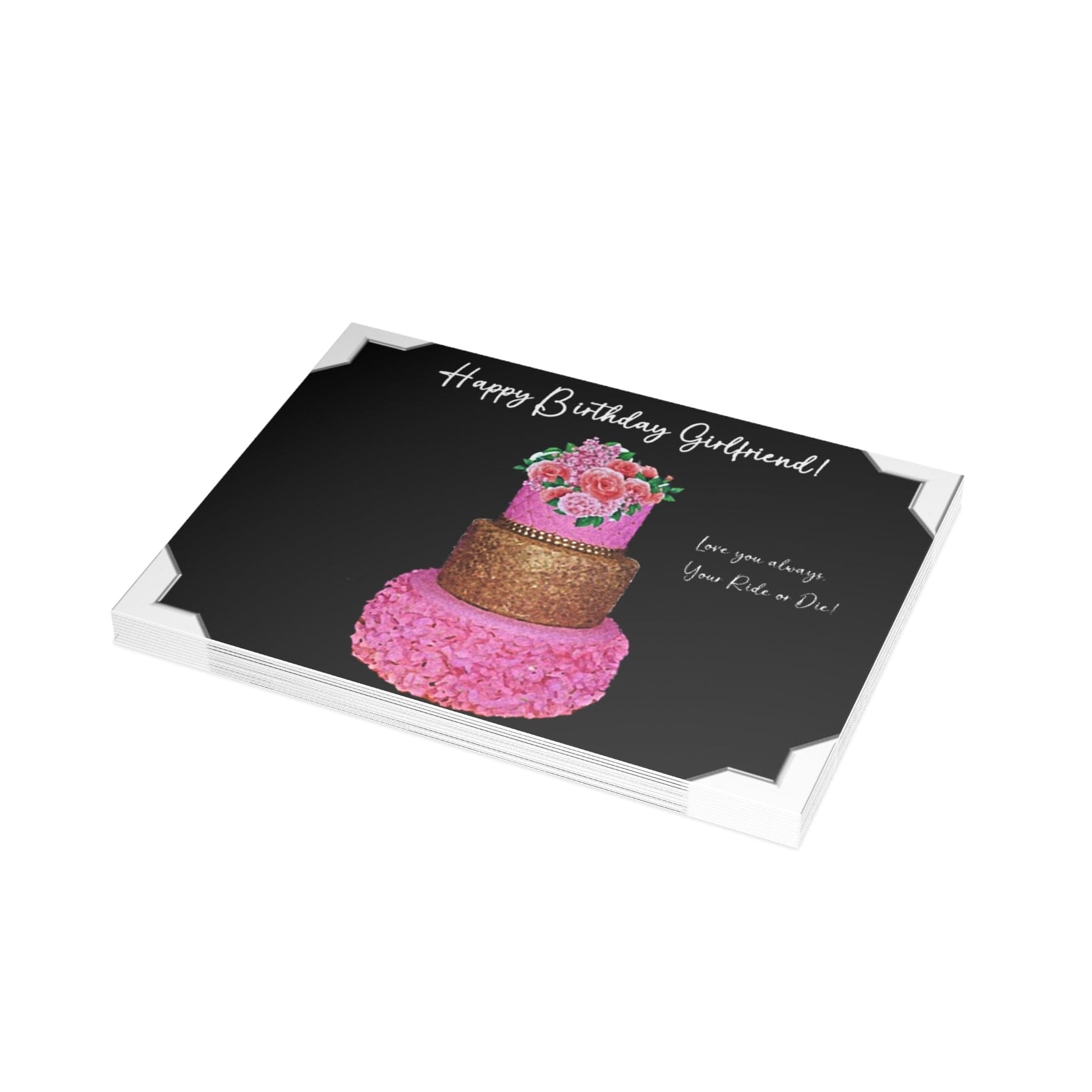 Personalized Note Card: Add a Personal Touch with Customized Stationery for Every Occasion. Happy Birthday Girlfriend Notecard