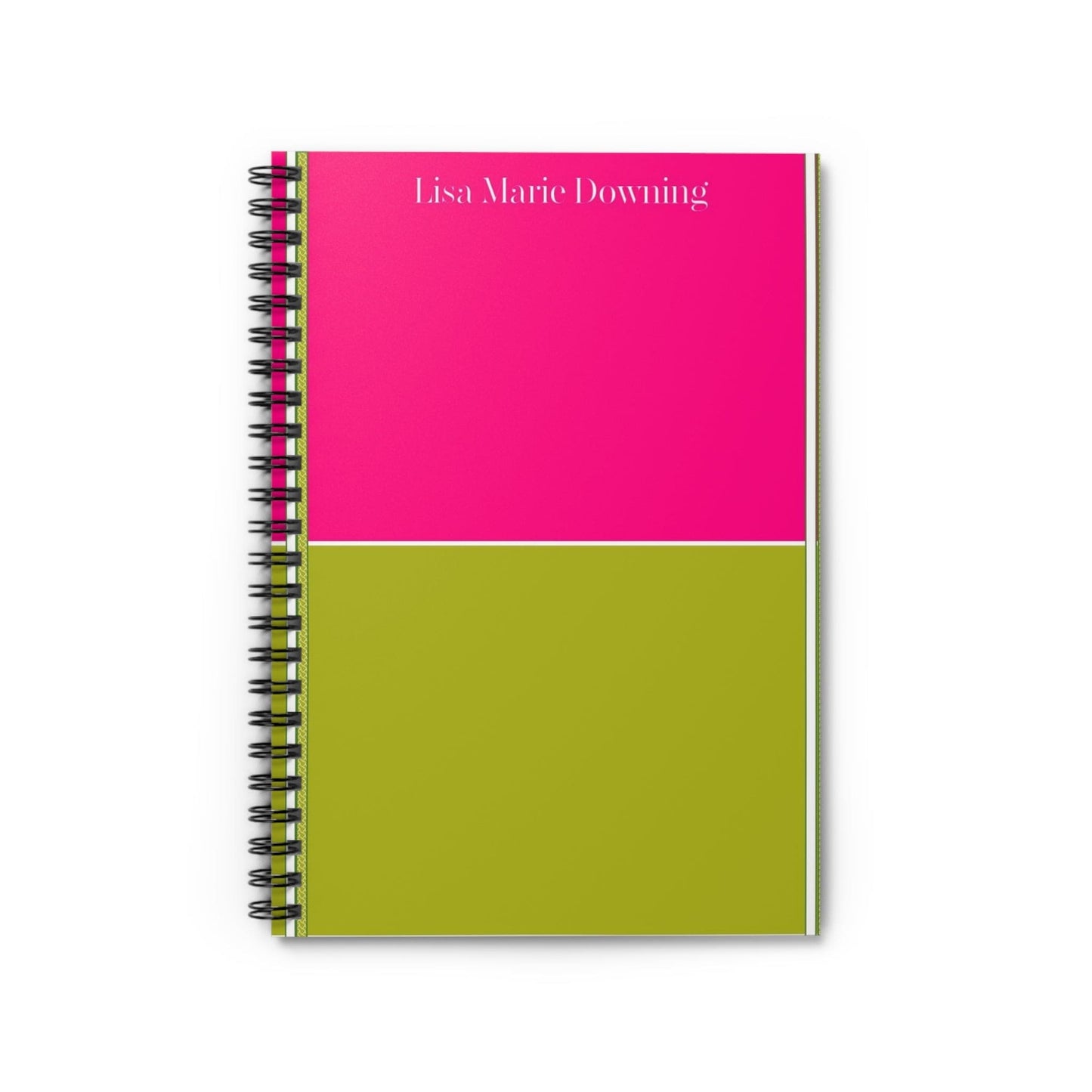 Spiral Personalized Notebook: Shopping lists, school notes or poems - 118 page spiral notebook with ruled line paper.