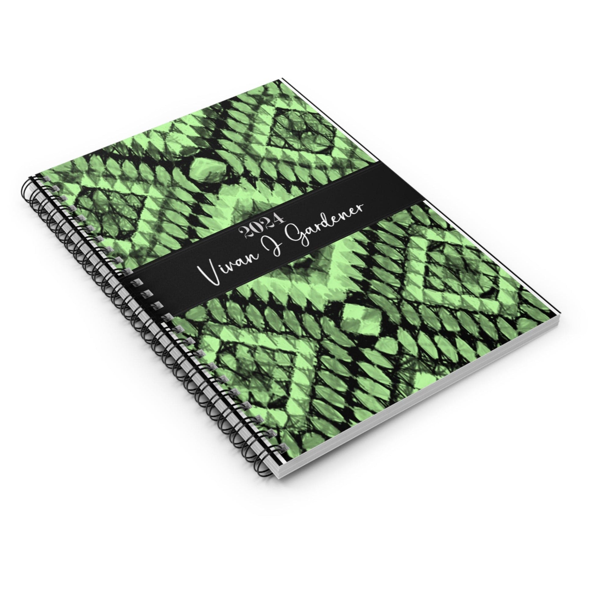 Spiral Personalized Notebook: Shopping lists, school notes or poems - 118 page spiral notebook with ruled line paper.