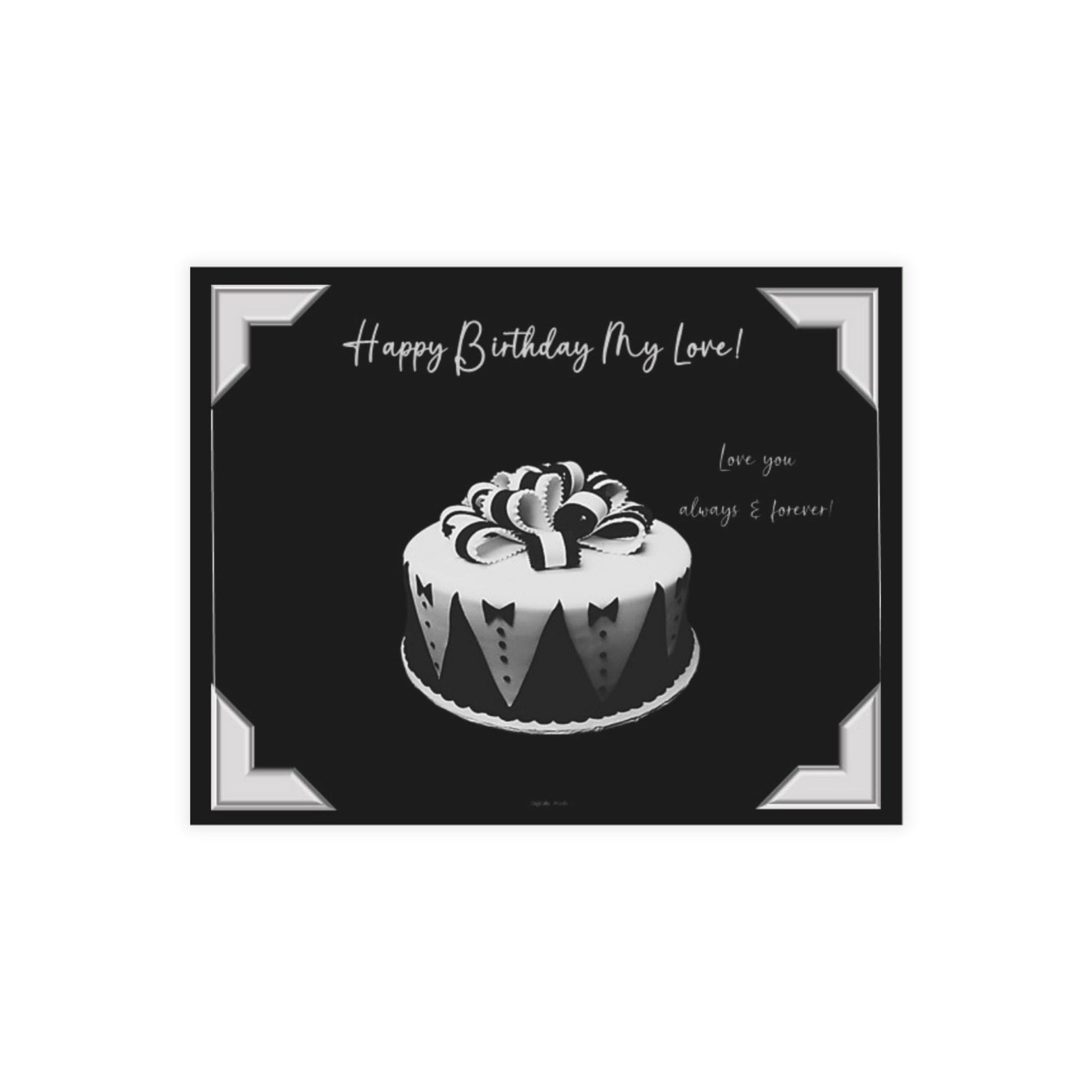 Personalized Note Card: Add a Personal Touch with Customized Stationery for Every Occasion. Cake For Him Notecard