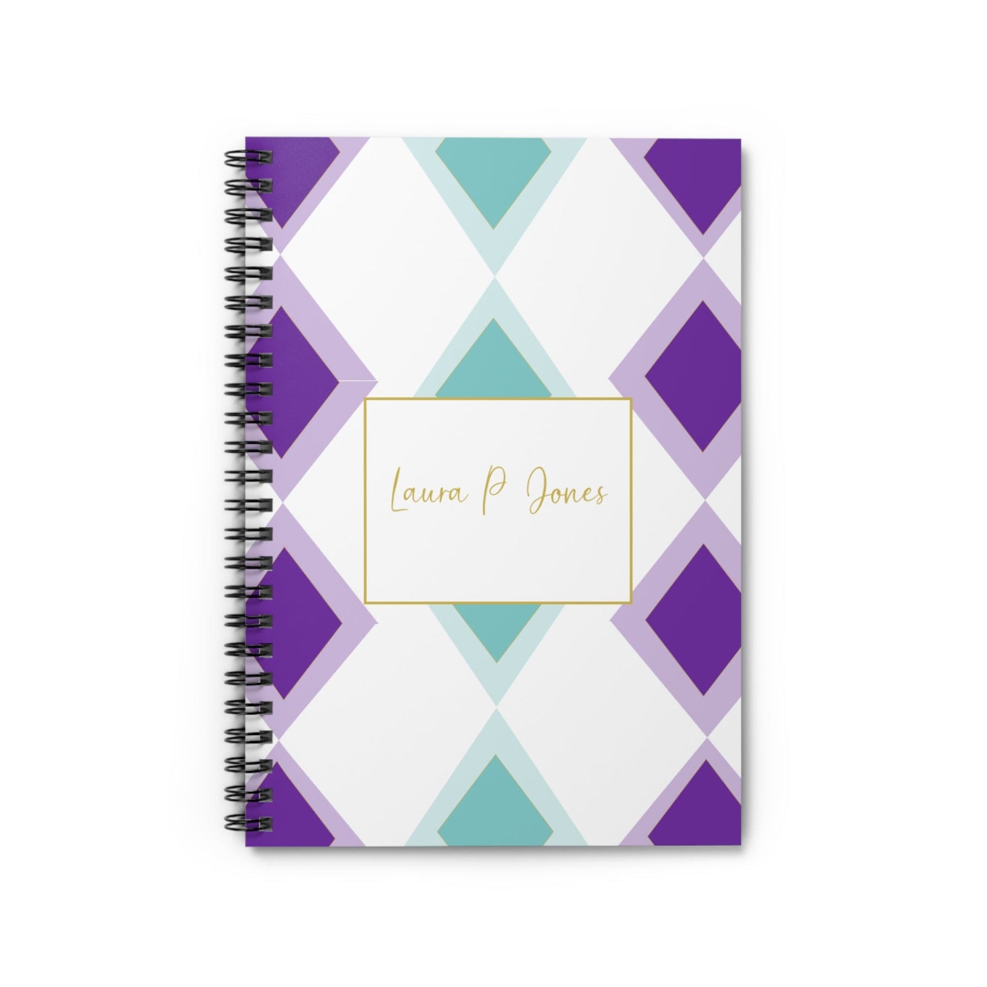 Spiral Personalized Notebook: Shopping lists, school notes or poems - 118 page spiral notebook with ruled line paper.