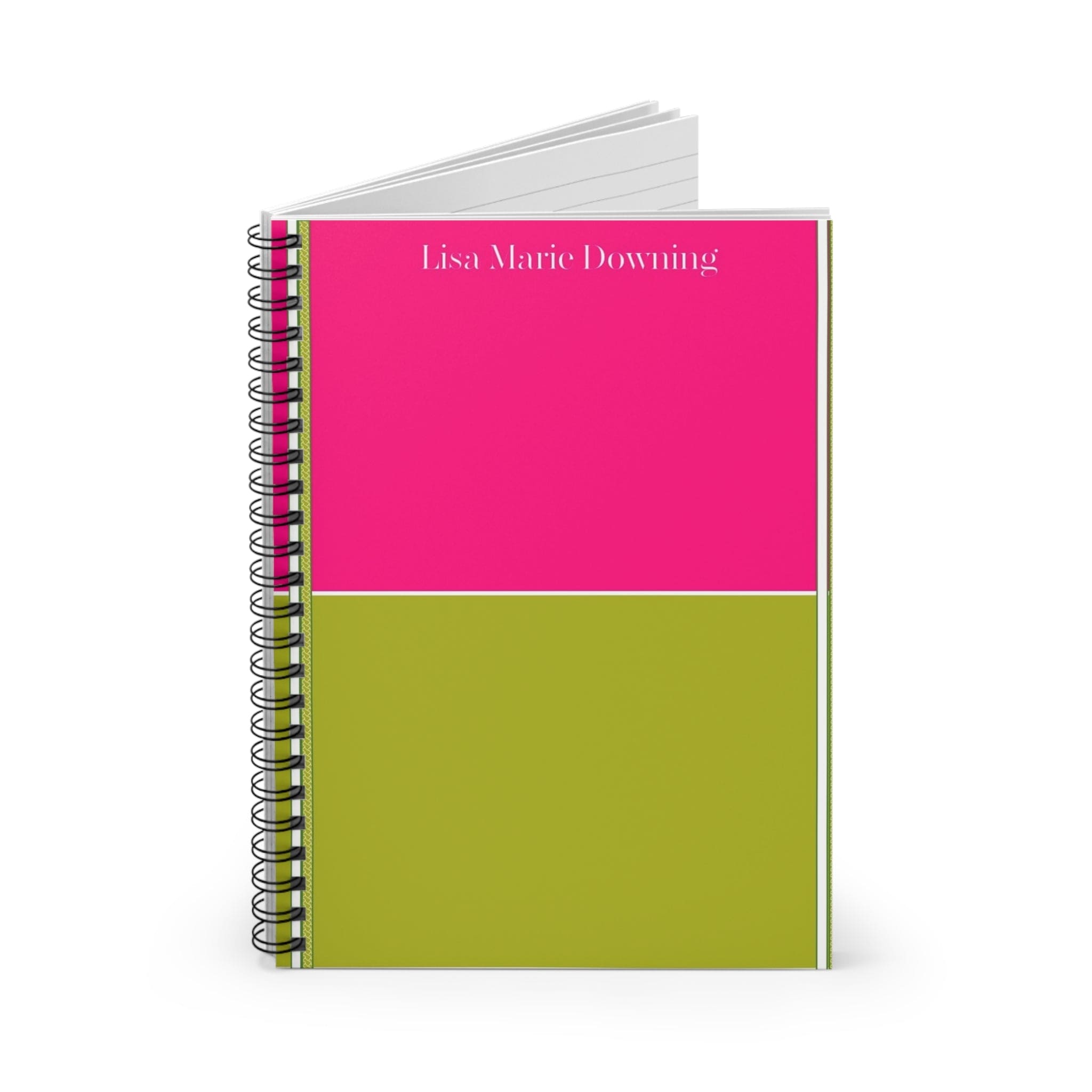 Spiral Personalized Notebook: Shopping lists, school notes or poems - 118 page spiral notebook with ruled line paper.