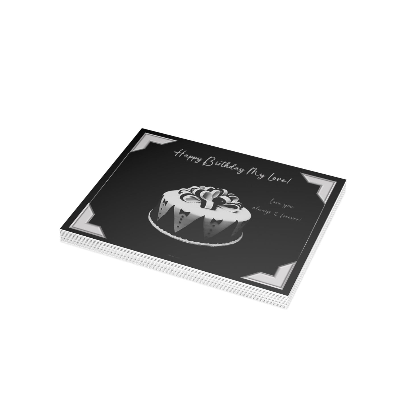 Personalized Note Card: Add a Personal Touch with Customized Stationery for Every Occasion. Cake For Him Notecard