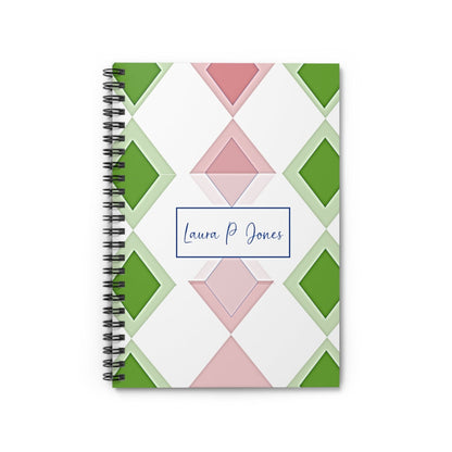 Spiral Personalized Notebook: Shopping lists, school notes or poems - 118 page spiral notebook with ruled line paper.