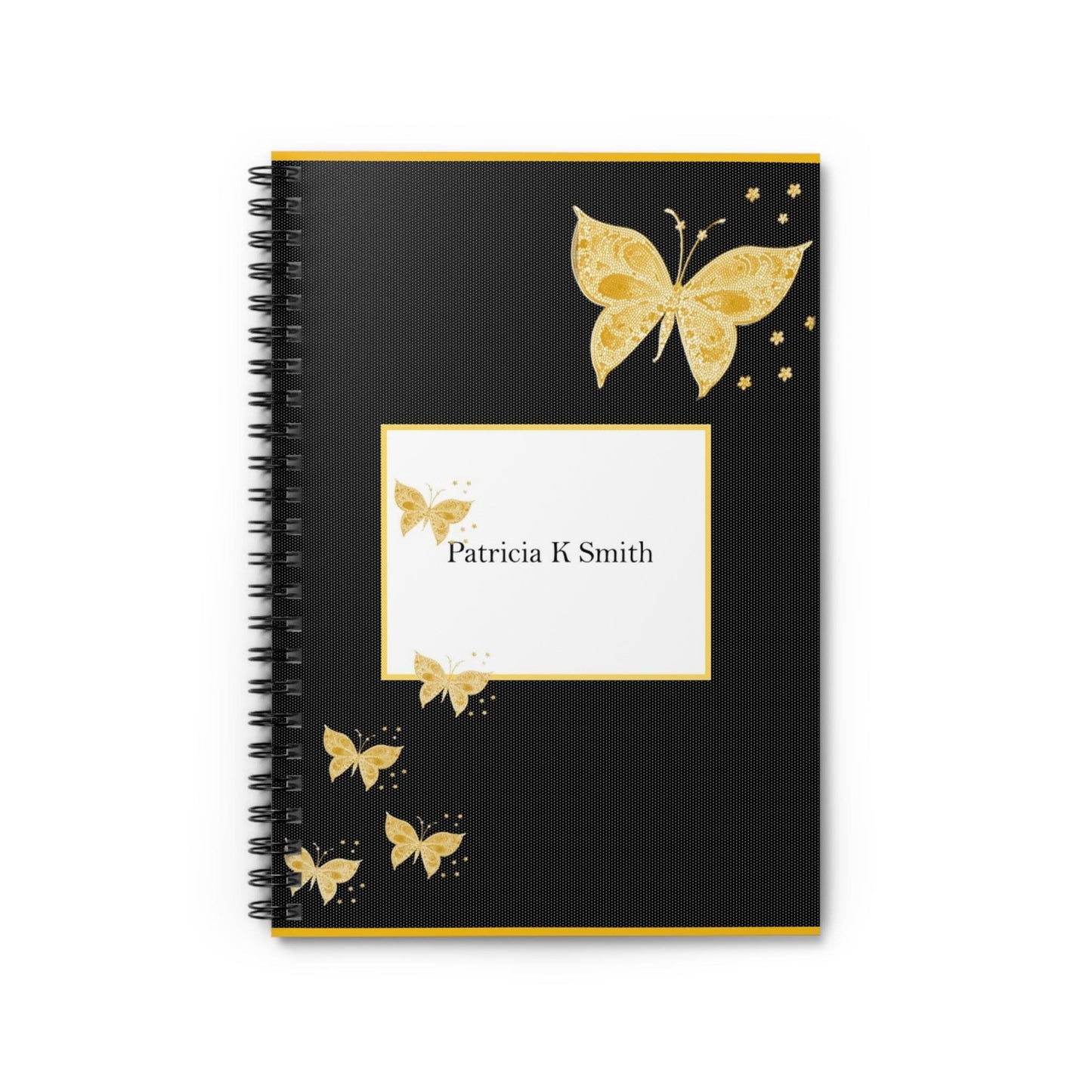 Spiral Personalized Notebook: Shopping lists, school notes or poems - 118 page spiral notebook with ruled line paper.