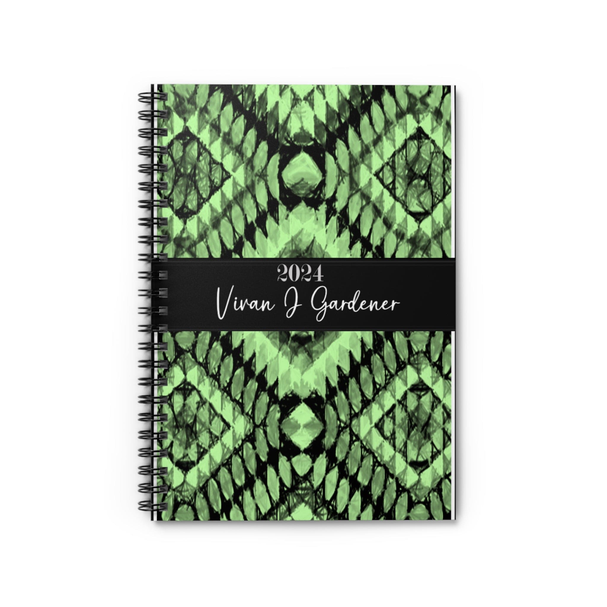 Spiral Personalized Notebook: Shopping lists, school notes or poems - 118 page spiral notebook with ruled line paper.