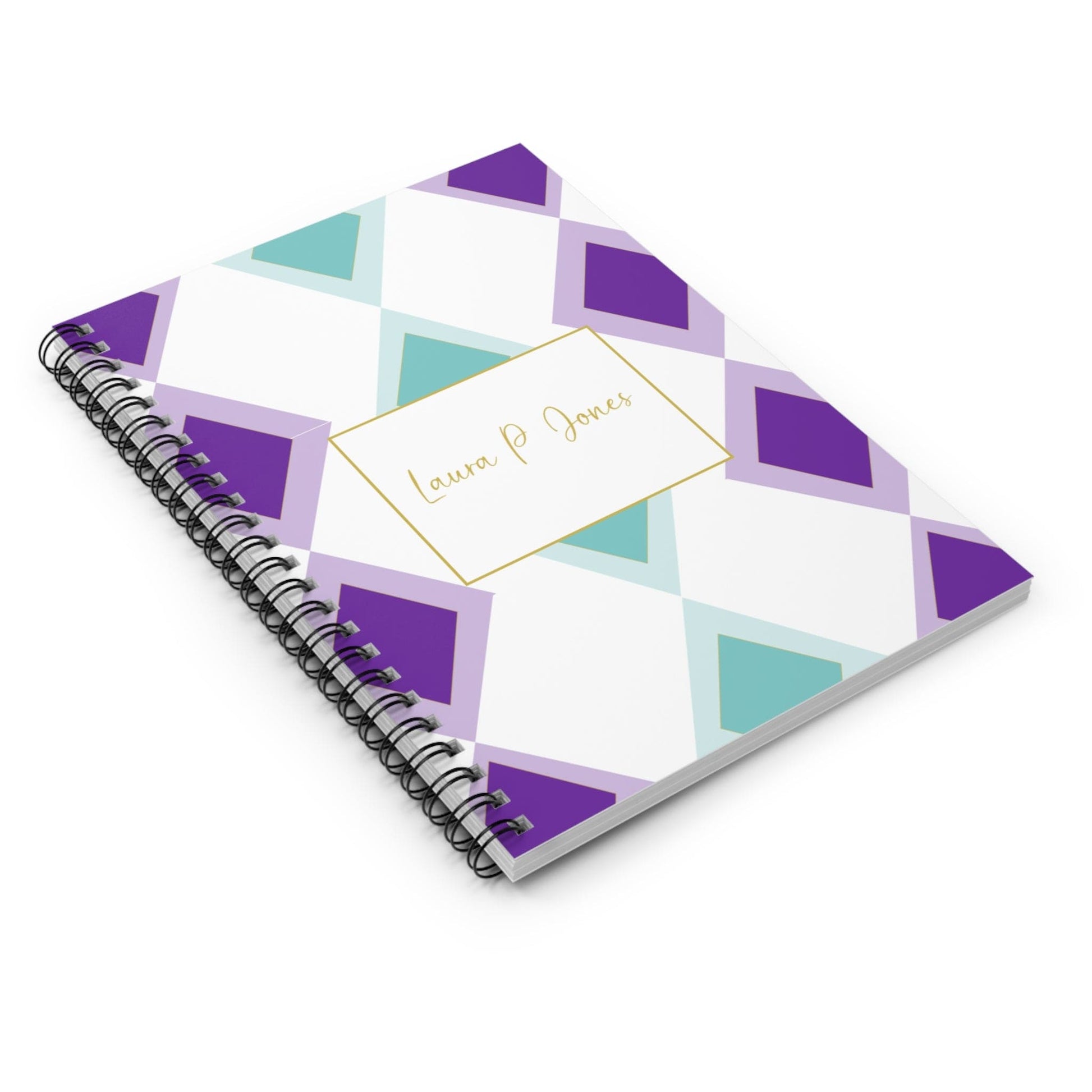 Spiral Personalized Notebook: Shopping lists, school notes or poems - 118 page spiral notebook with ruled line paper.