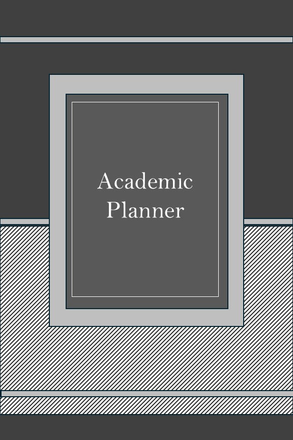 Academic Planner Basic Gray