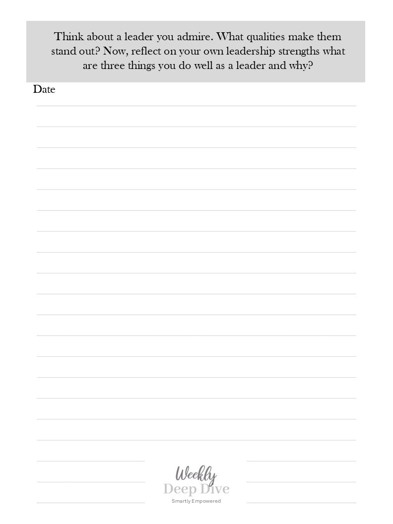 Empowered Leader Affirmation Journal