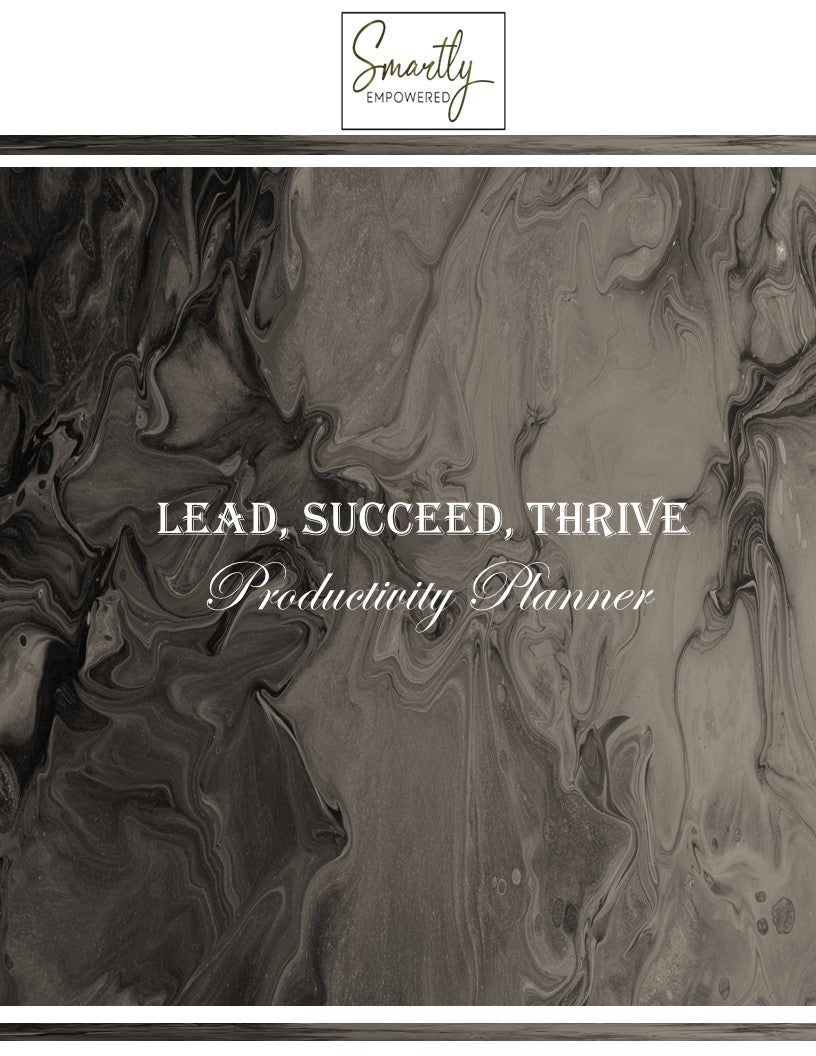 Productivity Planner - Lead, Succeed, Thrive