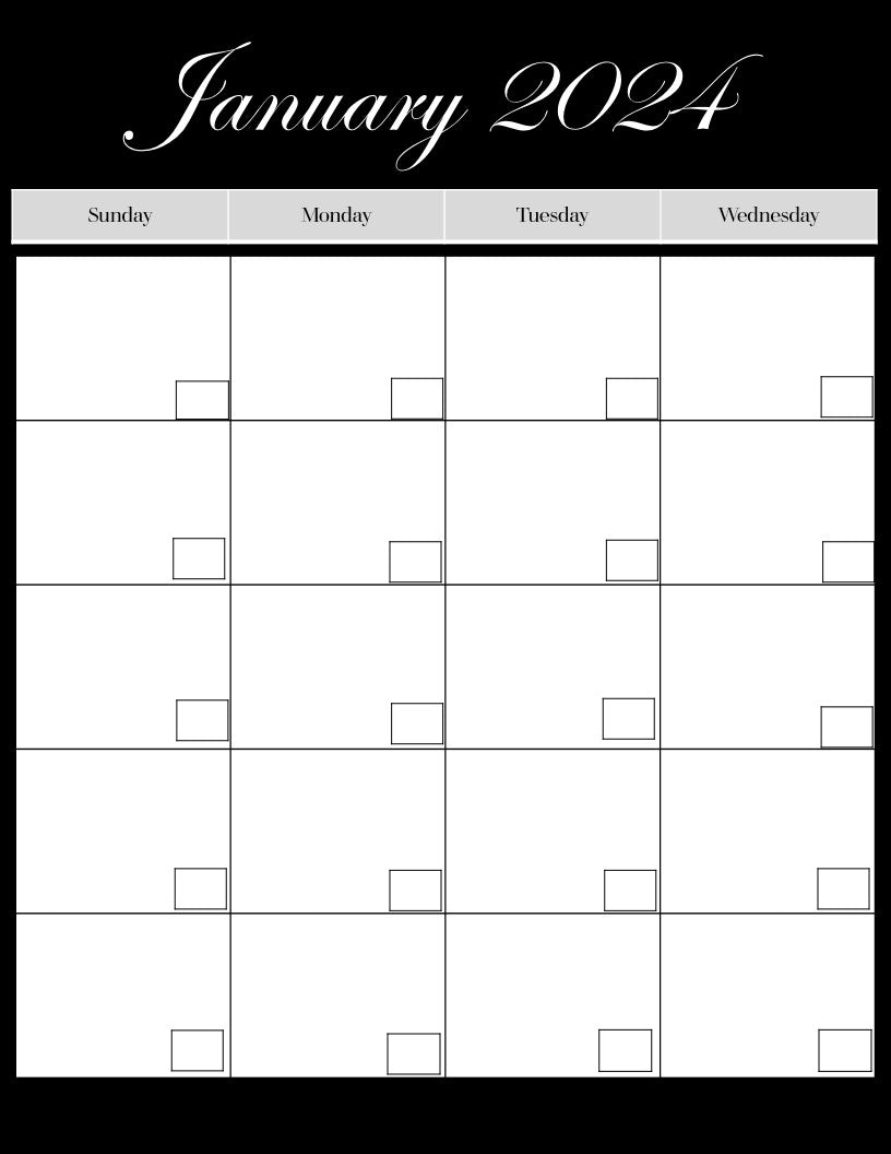 Monthly Execution Planner (white)