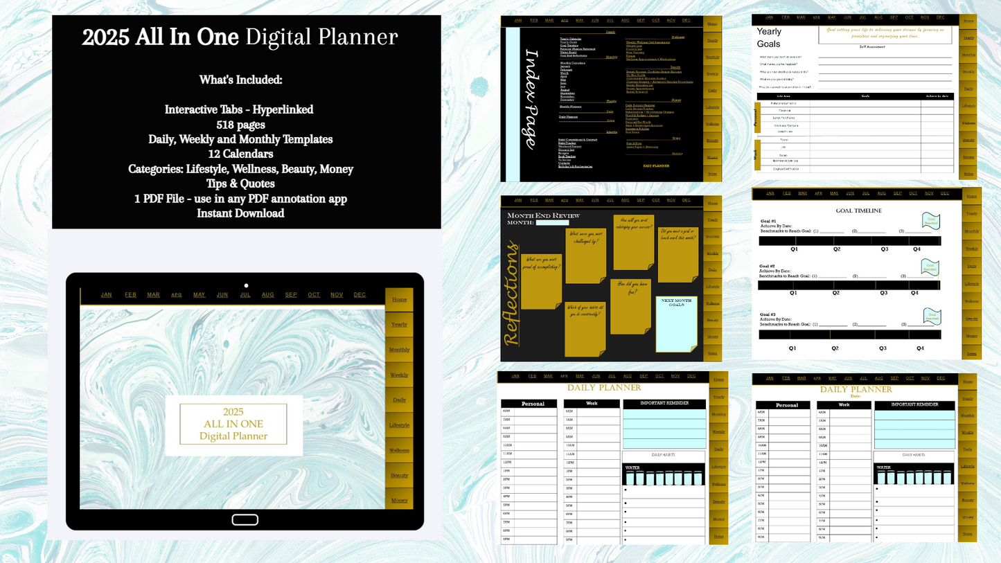 Digital Planner All In One 2025