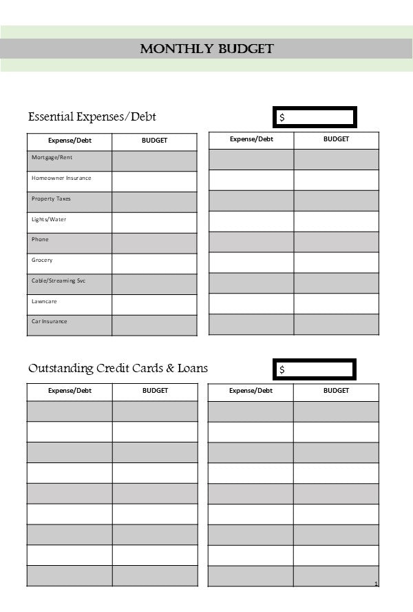 Debt Paydown Payoff Planner