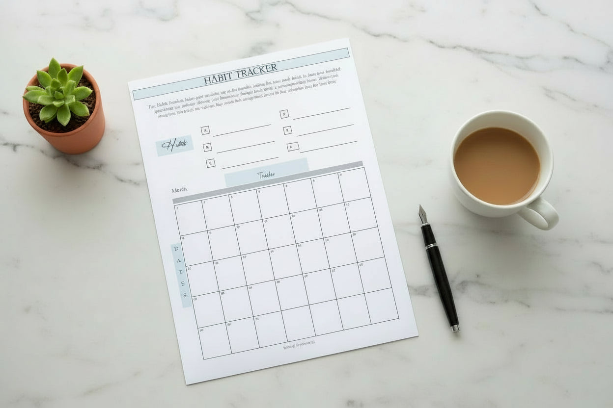 PDF Download 2026 Habit Tracker