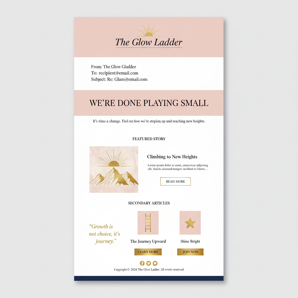 i want i t to look like a newsletter