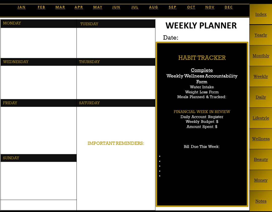 2024 Planner: Stay Organized and Achieve Goals with Our Stylish and Functional Planner