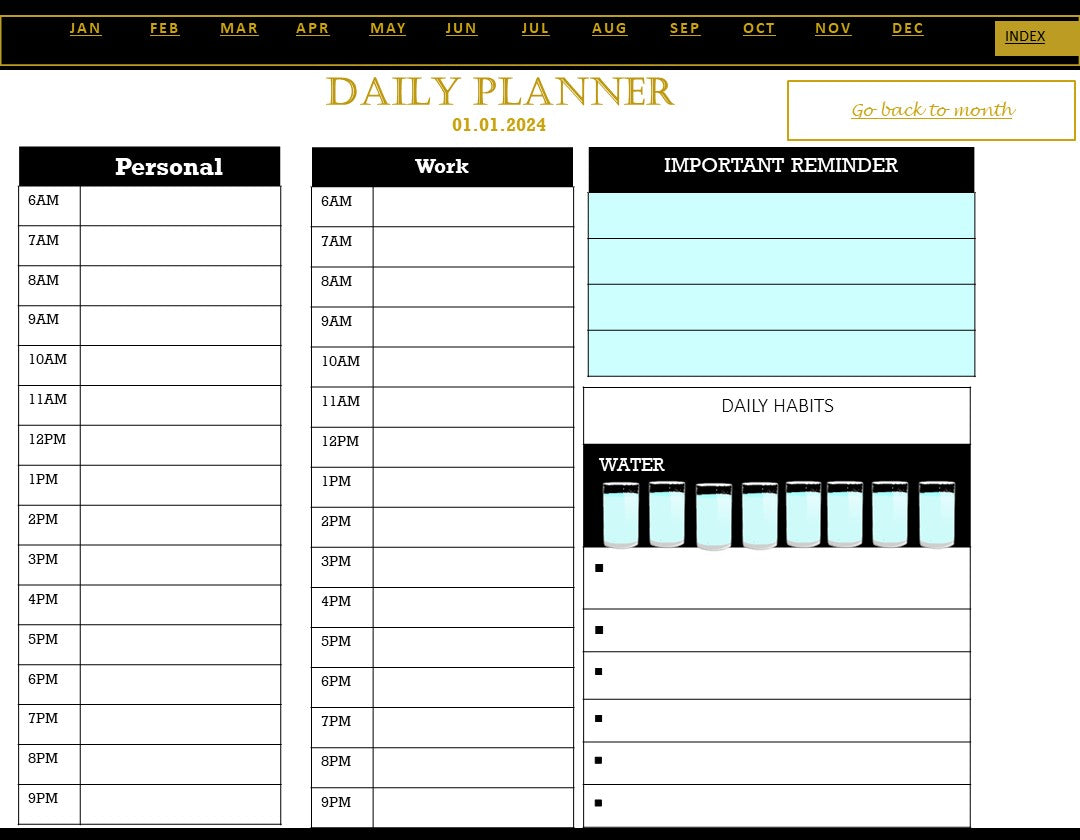 2024 Planner: Stay Organized and Achieve Goals with Our Stylish and Functional Planner